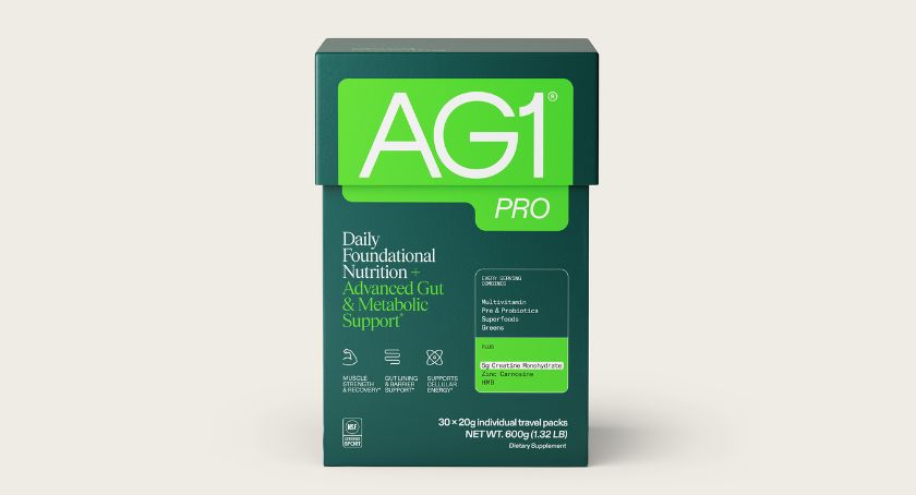 AG1 Launches AG1 Pro with Creatine and More Muscle and Gut Support Ingredients
